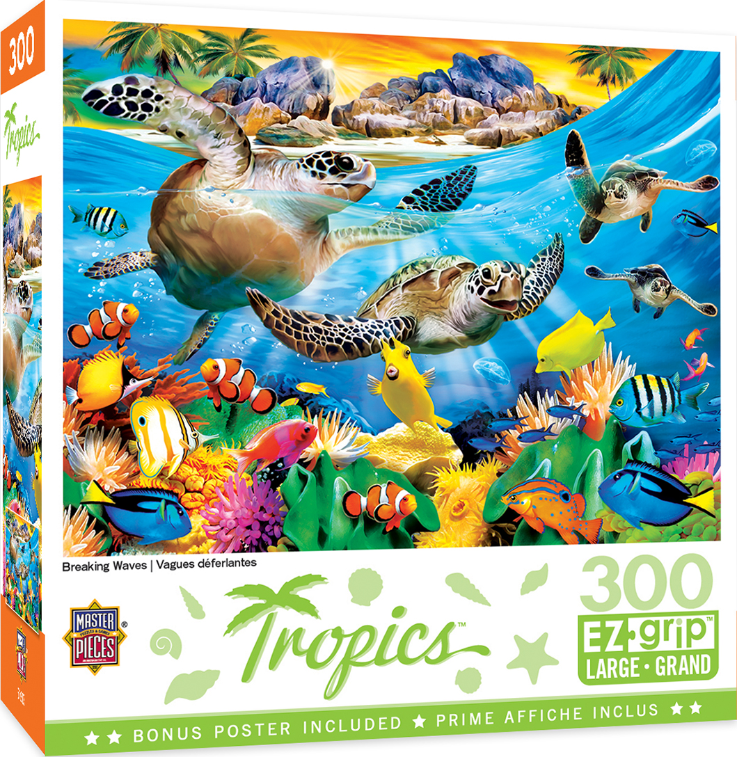 Пъзел Master Pieces от 300 XXL части - Морски костенурки