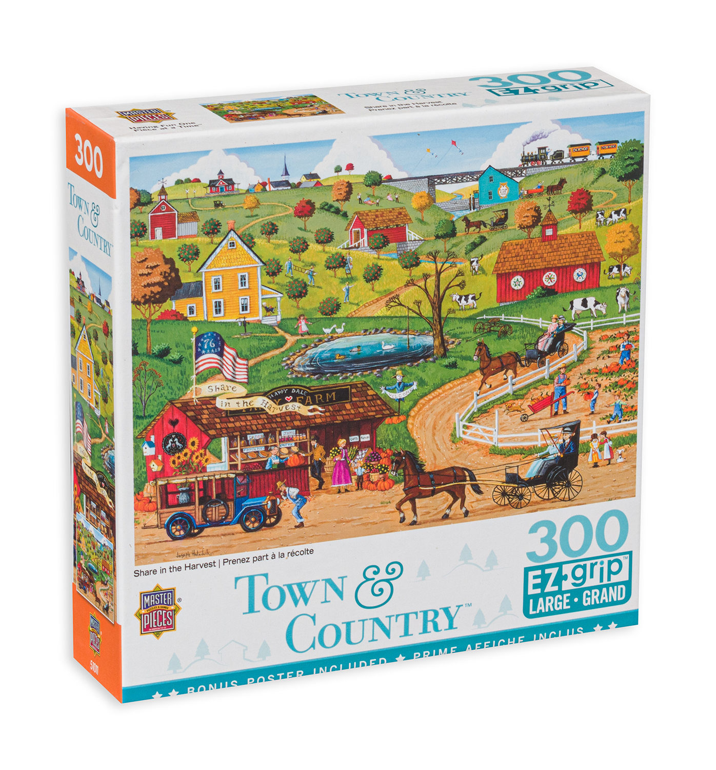 Пъзел Master Pieces от 300 XXL части - Прибиране на реколтата