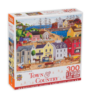 Пъзел Master Pieces от 300 XXL части - Пристанищен град