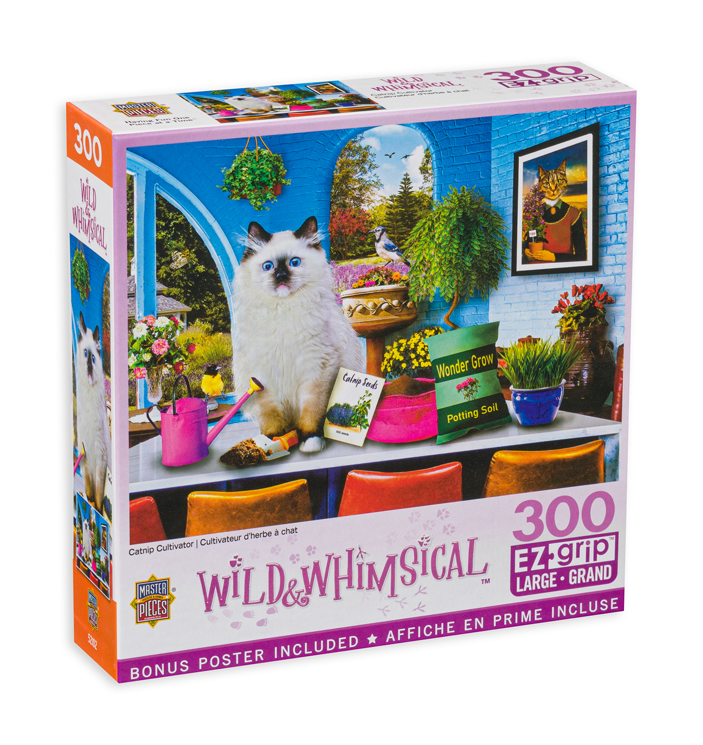 Пъзел Master Pieces от 300 XXL части - Сладък котарак