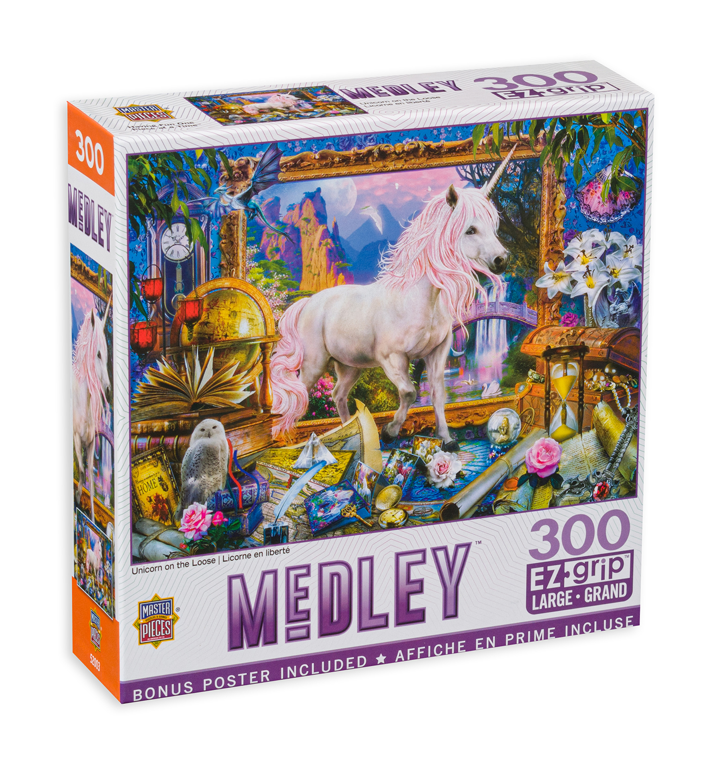 Пъзел Master Pieces от 300 XXL части - Светът на еднорога