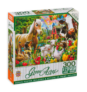 Пъзел Master Pieces от 300 XXL части - Животни в градината