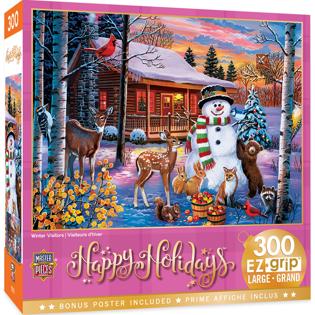 Пъзел Master Pieces от 300 XXL части - Зимни приятели