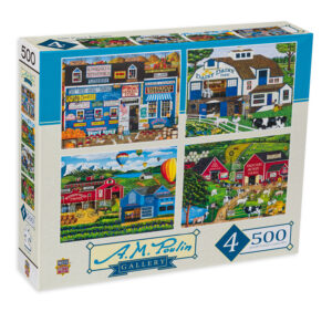 Пъзел Master Pieces от 4 x 500 части - В провинцията