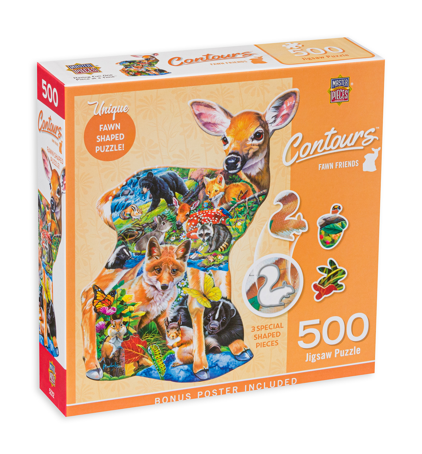 Пъзел Master Pieces от 500 части - Горски животни