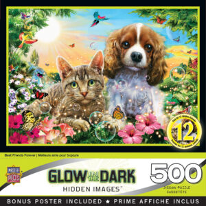 Пъзел Master Pieces от 500 части - Best Friends Forever 500  Glow