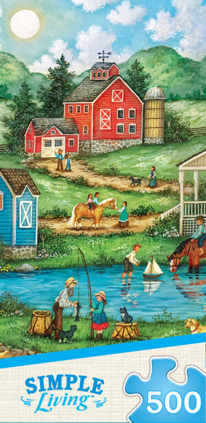 Пъзел Master Pieces от 500 части - Риболов с дядо