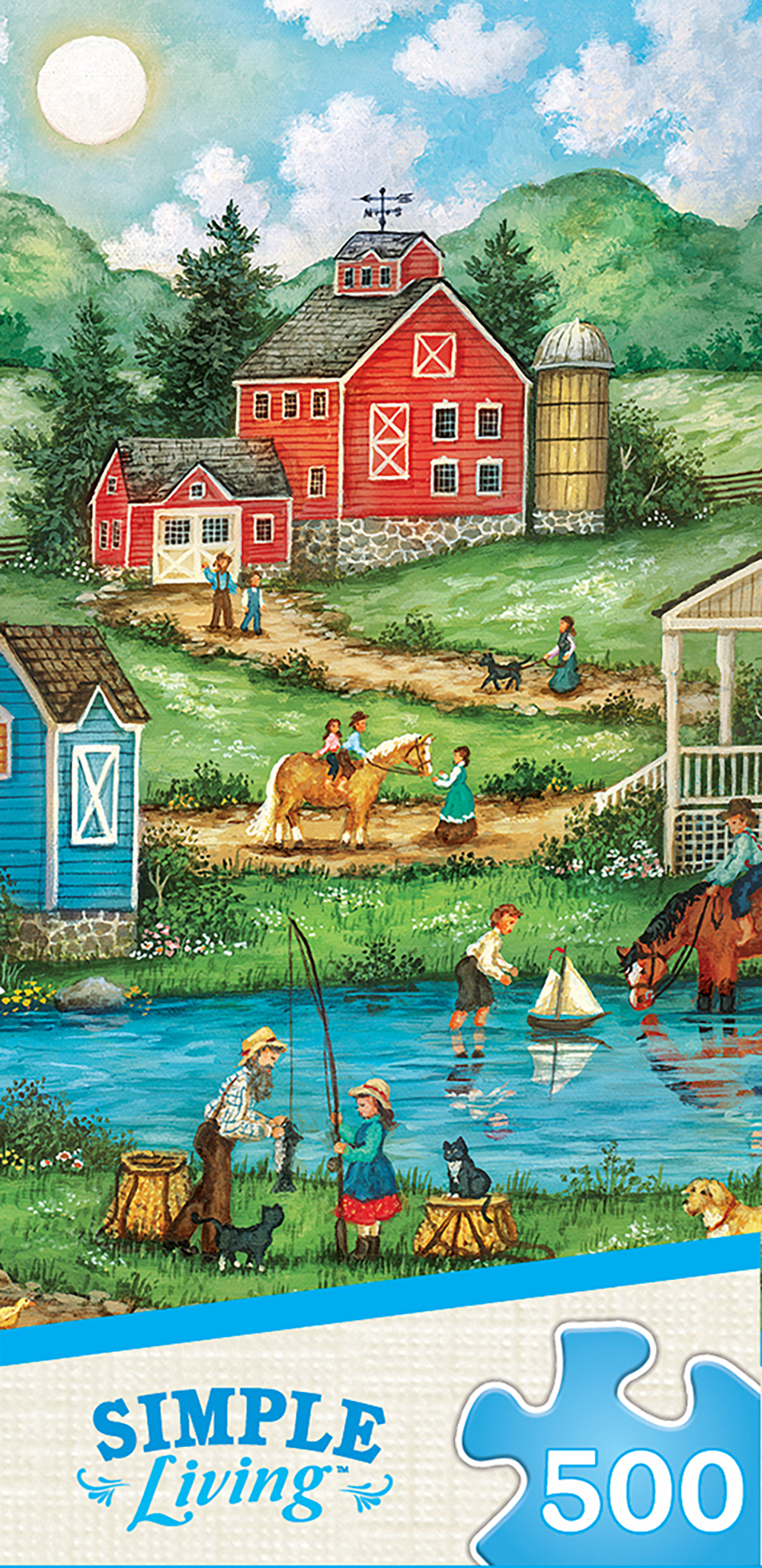 Пъзел Master Pieces от 500 части - Риболов с дядо