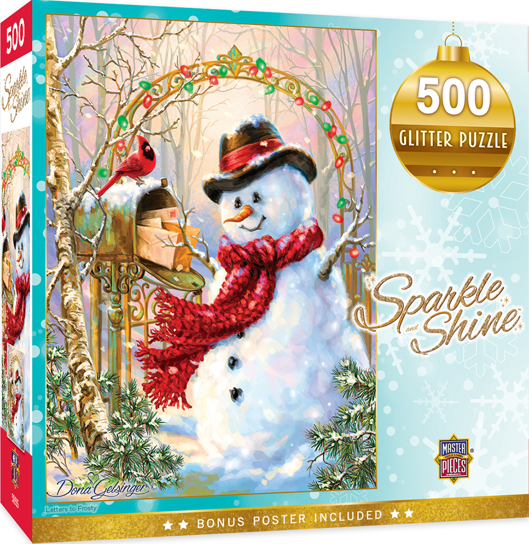 Пъзел Master Pieces от 500 части - Снежният човек Фрости
