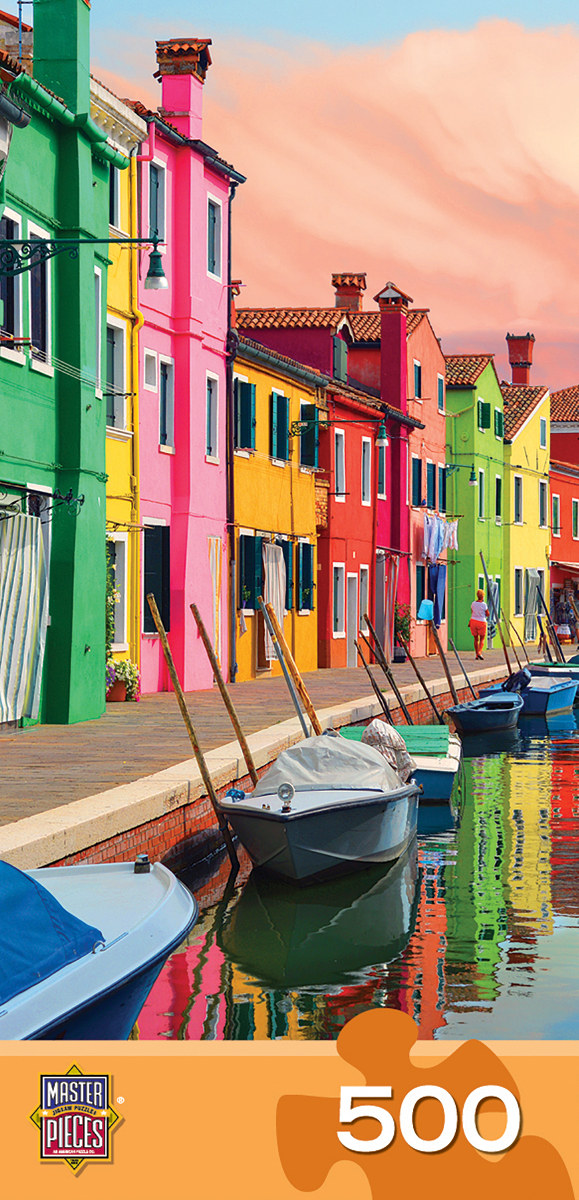 Пъзел Master Pieces от 500 части - Цветни сгради