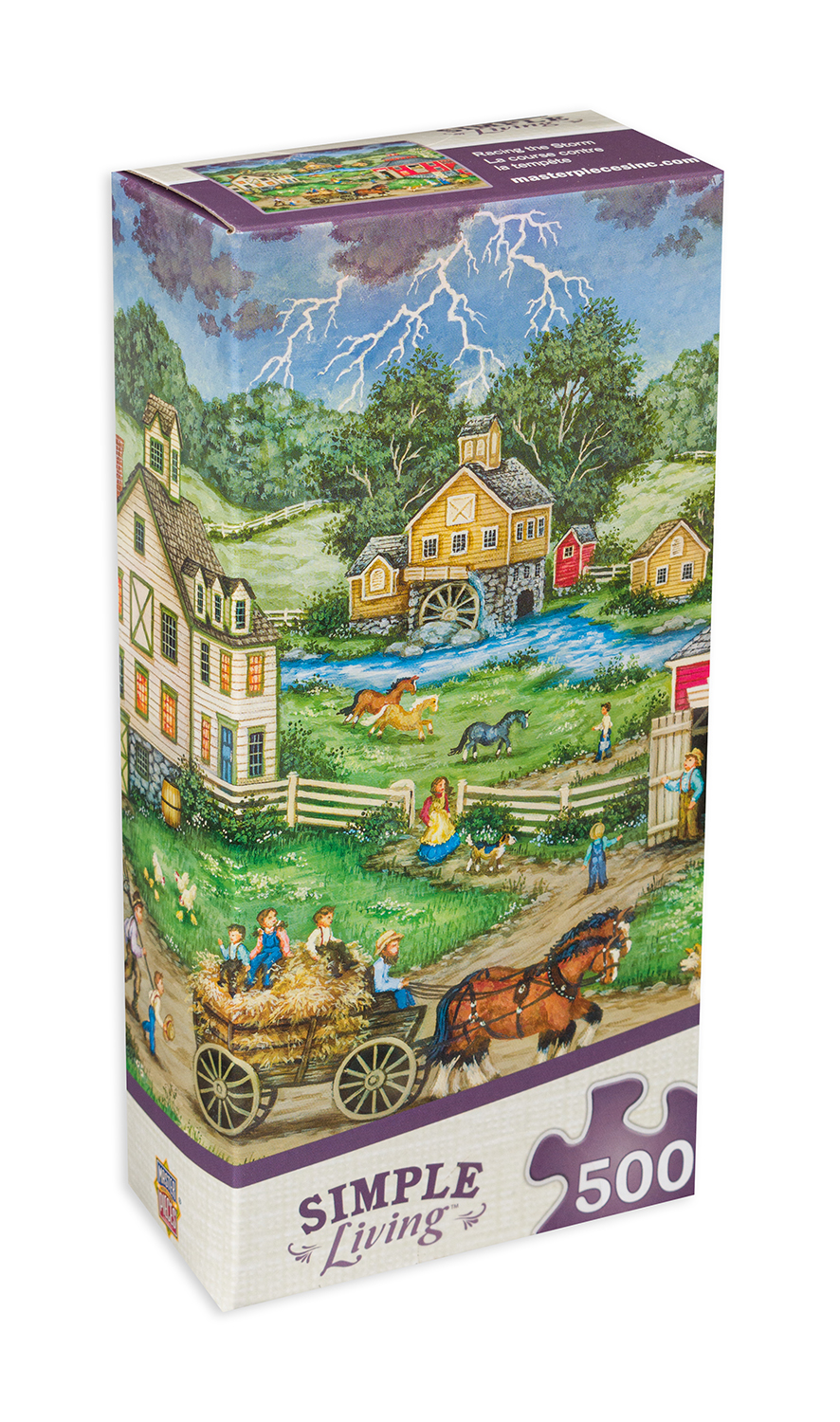 Пъзел Master Pieces от 500 части - Живот на село