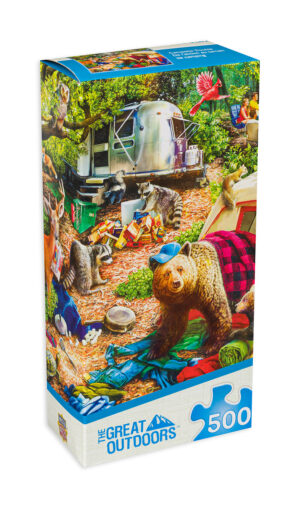 Пъзел Master Pieces от 500 части - Животни на къмпинг