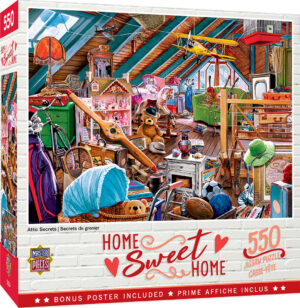 Пъзел Master Pieces от 550 части - Безпорядък в стаята