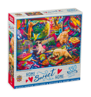 Пъзел Master Pieces от 550 части - Игрален кът за кученца