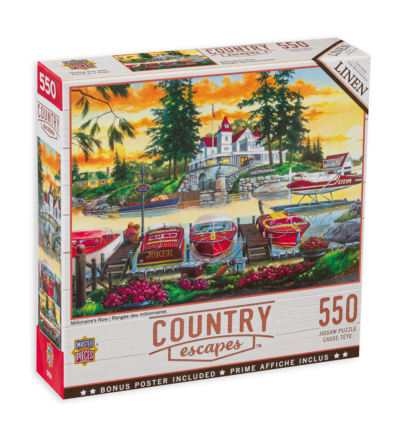 Пъзел Master Pieces от 550 части - Къщата до езерото