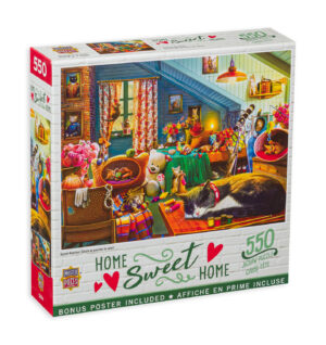 Пъзел Master Pieces от 550 части - Котешка дрямка