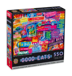 Пъзел Master Pieces от 550 части - Неонови табелки