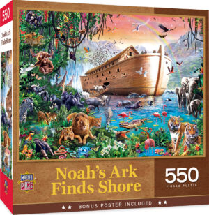 Пъзел Master Pieces от 550 части - Noah's Ark Finds Shore 550