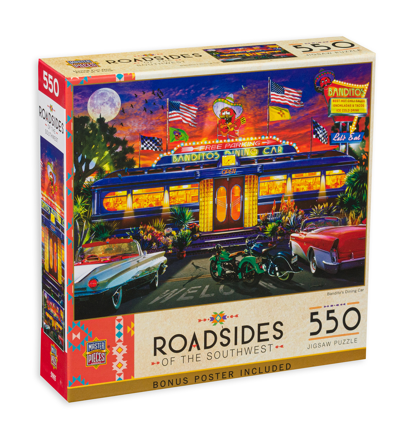 Пъзел Master Pieces от 550 части - Паркинг пред ресторанта