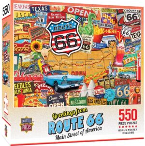 Пъзел Master Pieces от 550 части - Път 66
