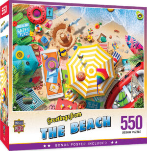 Пъзел Master Pieces от 550 части - Плажът
