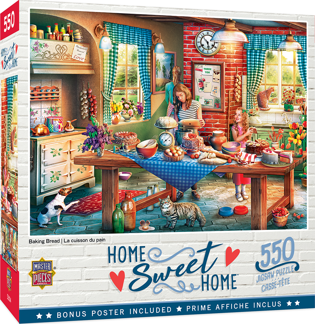 Пъзел Master Pieces от 550 части - Прясно изпечен хляб