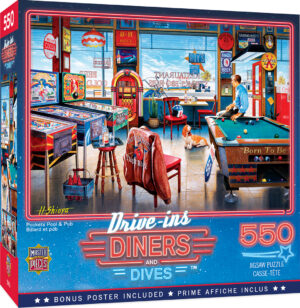 Пъзел Master Pieces  от 550 части - Ретро бар