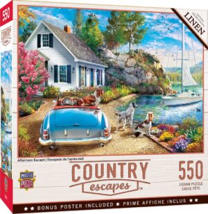 Пъзел Master Pieces от 550 части - Afternoon Escape 550pc Linen