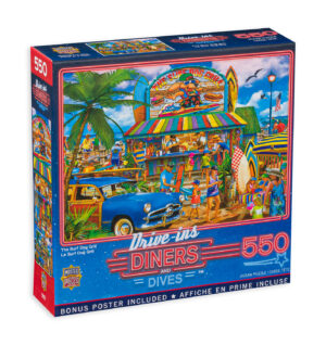 Пъзел Master Pieces от 550 части - Време за сърф