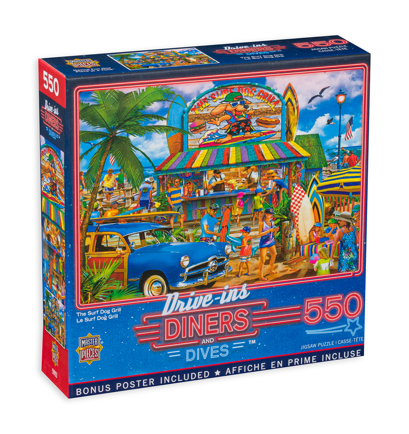 Пъзел Master Pieces от 550 части - Време за сърф