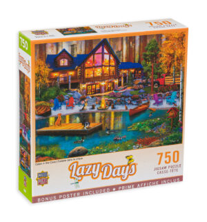 Пъзел Master Pieces от 750 части - Къща край езерото