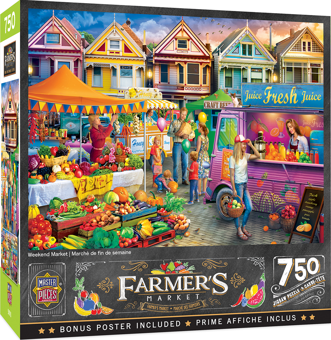 Пъзел Master Pieces от 750 части - На пазар през уикенда