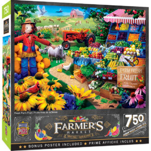 Пъзел Master Pieces от 750 части - Fresh Farm Fruit 750pc