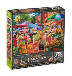 Пъзел Master Pieces от 750 части - Пазар за цветя