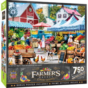 Пъзел Master Pieces от 750 части - Old Mill Farm Stand 750pc