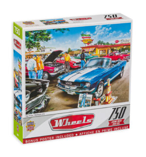 Пъзел Master Pieces от 750 части - Ретро автомобили