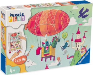 Пъзел-настолна игра Ravensburger от 2 х 24 части - Кралско барбекю
