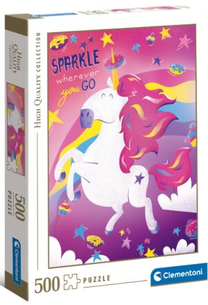 Пъзел от Clementoni от 500 части - Еднорог