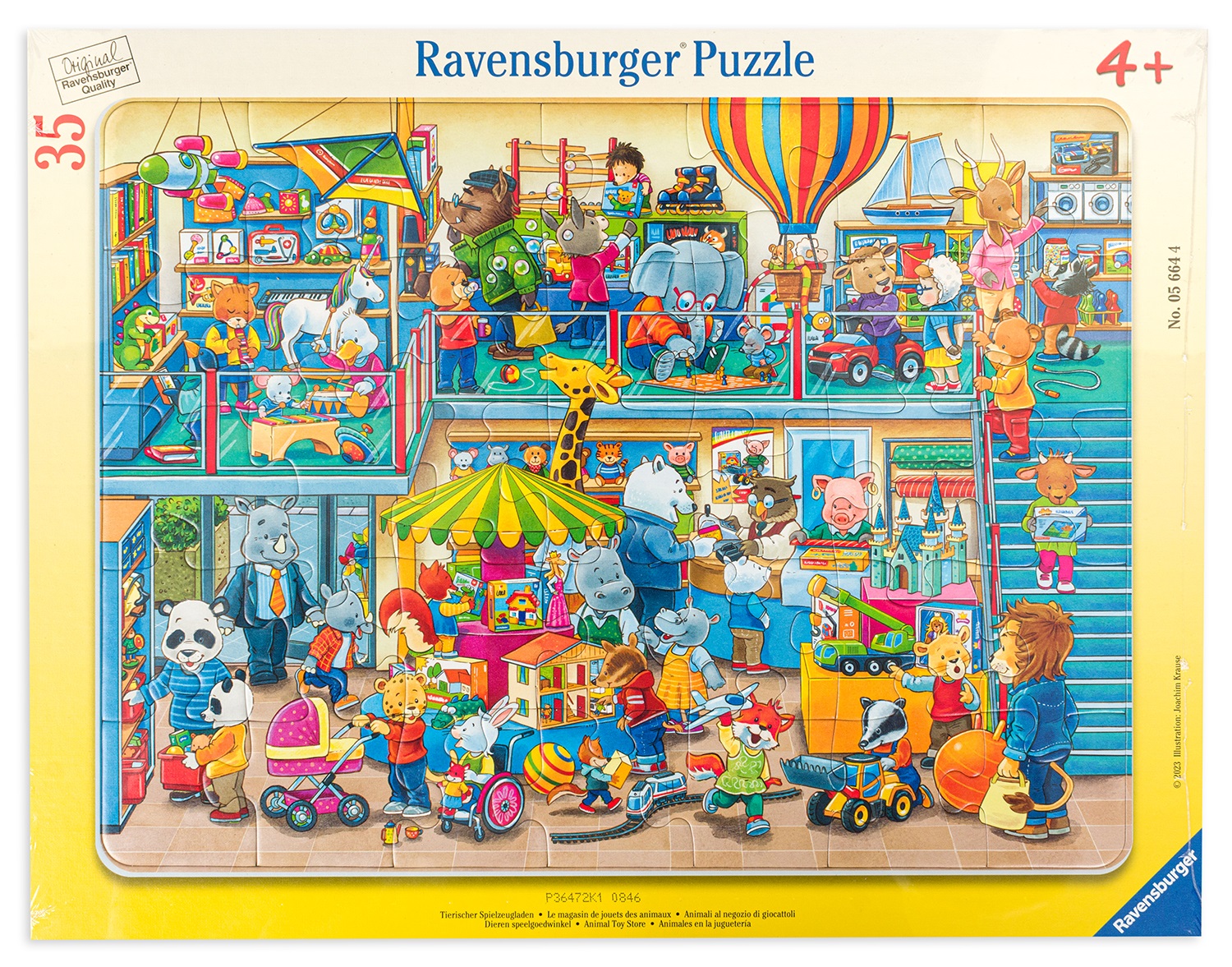 Пъзел Ravensburger 35 части - Магазин за играчки за животни