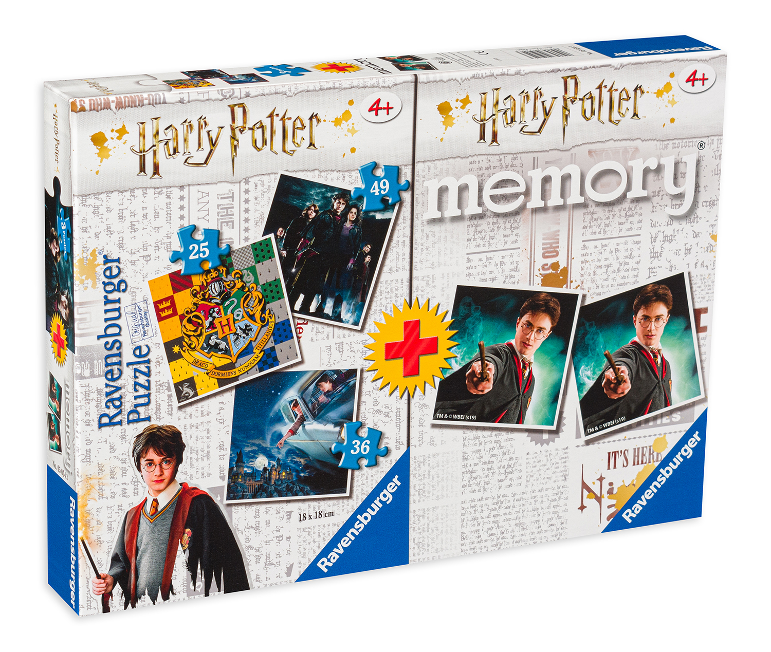 Пъзел Ravensburger 3 в 1 - Хари Потър