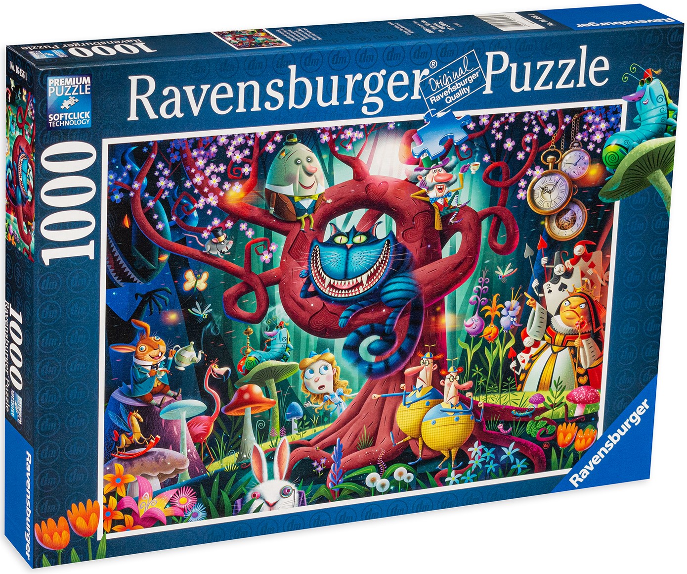 Пъзел Ravensburger от 1000 части - Алиса в страната на чудесата