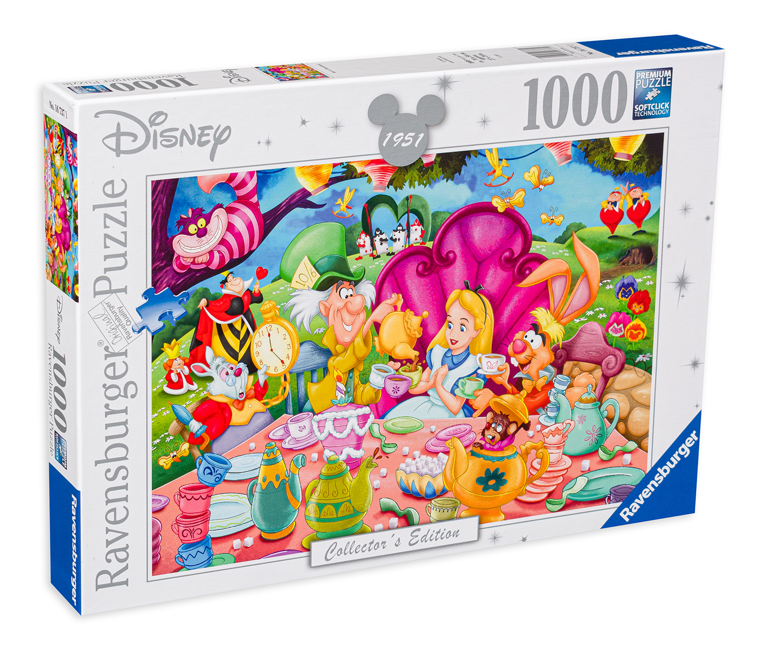 Пъзел Ravensburger от 1000 части - Алиса в страната на чудесата