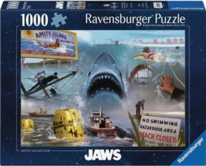 Пъзел Ravensburger от 1000 части - Челюсти