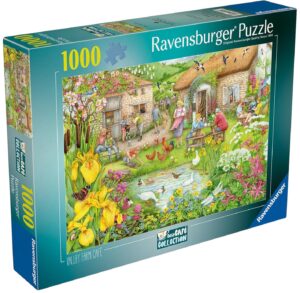 Пъзел Ravensburger от 1000 части - Cosy Café No3: Фермерско кафене
