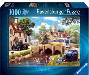 Пъзел Ravensburger от 1000 части - Ден край реката