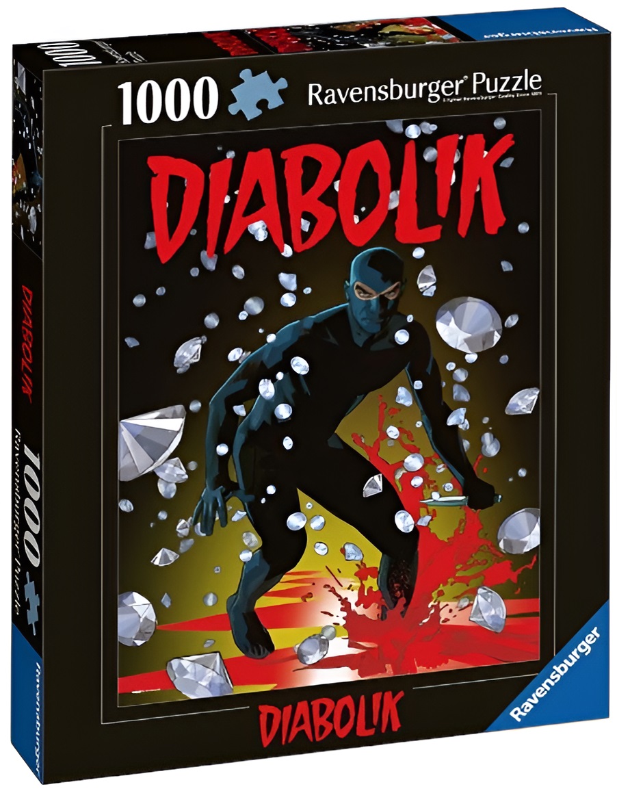 Пъзел Ravensburger от 1000 части - Diabolik: В търсене на диаманти