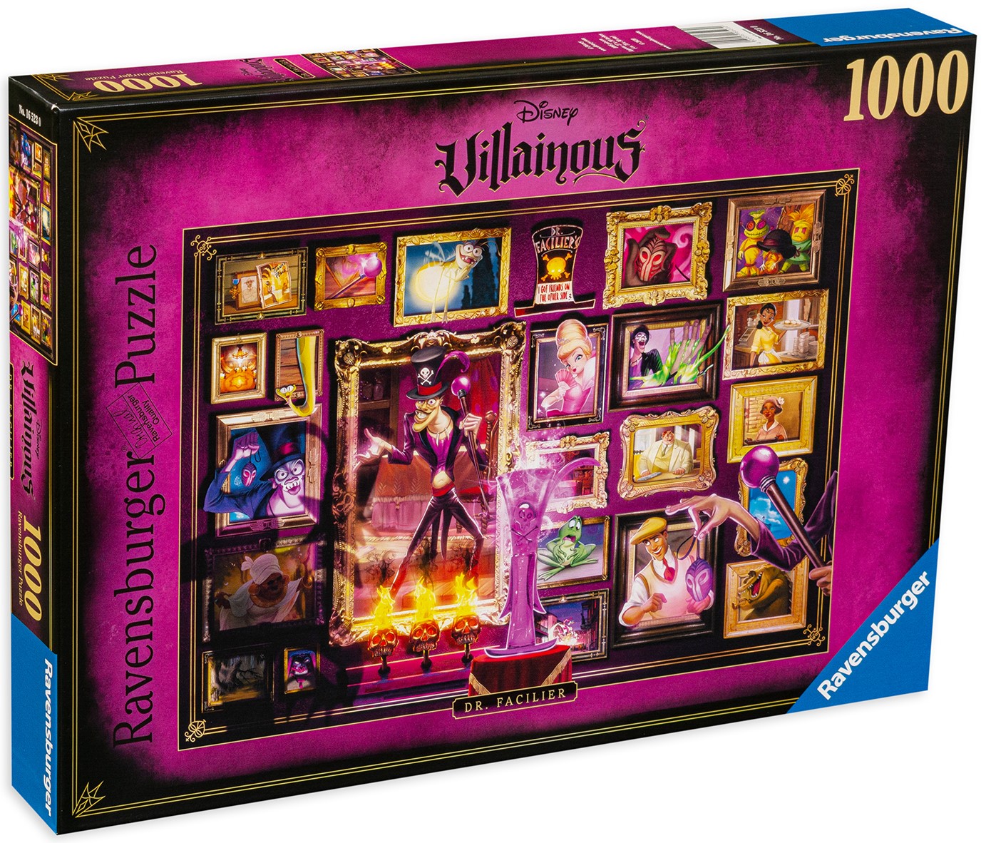 Пъзел Ravensburger от 1000 части - Дисни злодей: Д-р Фасилие