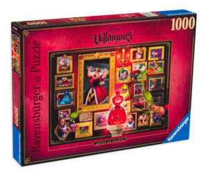 Пъзел Ravensburger от 1000 части - Дисни злодей: Кралицата на сърцата