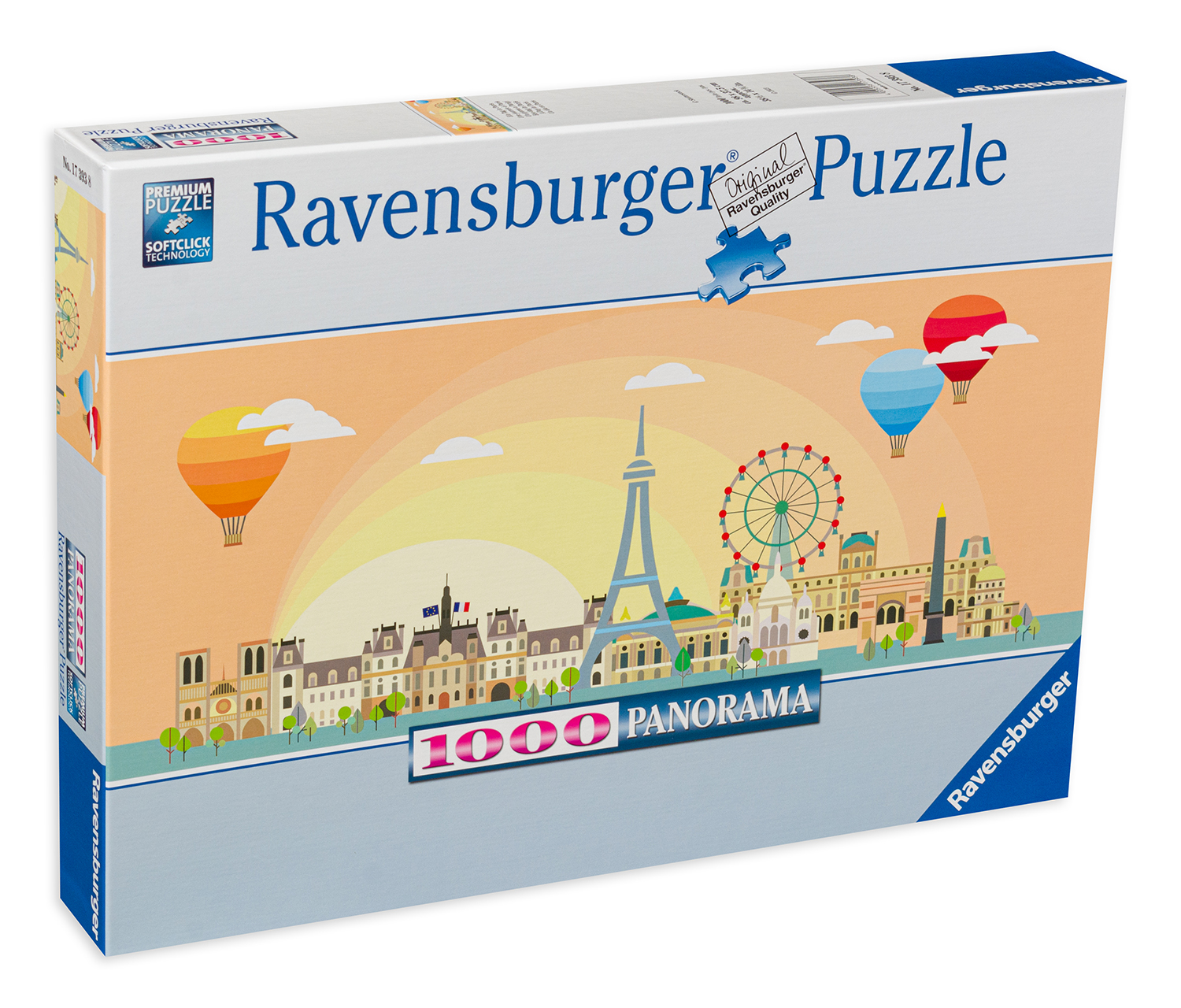 Пъзел Ravensburger от 1000 части - Един ден в Париж