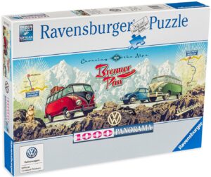 Пъзел Ravensburger от 1000 части - Екскурзия в Алпите
